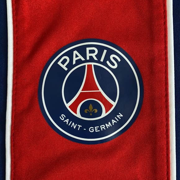 {PSG} Paris Saint-Germain FC Soccer Team Fan Jersey Style Pullover Blue/Red 14A - Picture 8 of 16